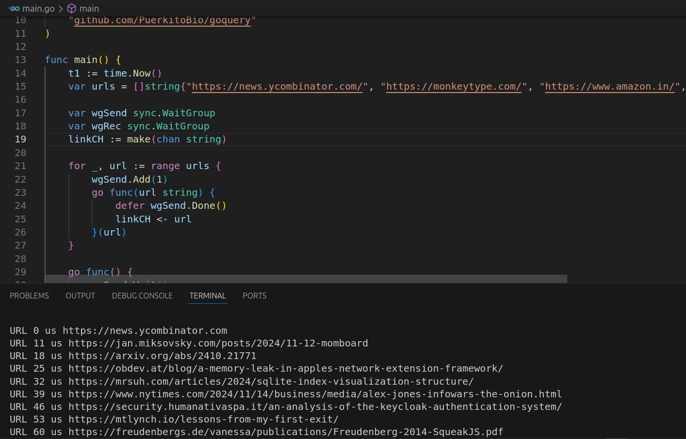 Multithreaded Web Scraper
